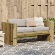 vidaXL 2 személyes impregnált fenyőfa kerti kanapé 134 x 60 x 62 cm kerti bútor