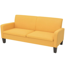 vidaXL 2 személyes sárga kanapé 180 x 65 76 cm bútor