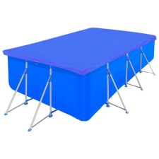 vidaXL 2x Polietilén Medencetakaró - 400x207 cm - Sötétkék medence kiegészítő