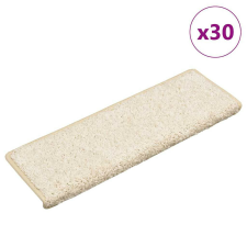 vidaXL 30 db fehér lépcsőszőnyeg 65 x 21 x 4 cm lakástextília