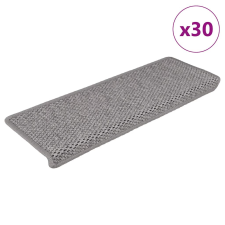 vidaXL 30 db lépcsőszőnyegek öntapadós szizál kinézetű 65x21x4 cm lakástextília