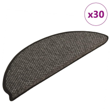 vidaXL 30 db lépcsőszőnyegek öntapadós szizál kinézetű 65x21x4 cm lakástextília