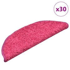 vidaXL 30 db rózsaszín lépcsőszőnyeg 56x17x3 cm lakástextília