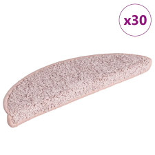 vidaXL 30 db világos rózsaszín lépcsőszőnyeg 56x17x3 cm lakástextília