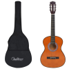 vidaXL 3/4-es klasszikus gitár és tok kezdőknek 36"