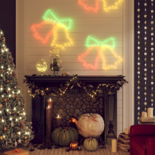 vidaXL 3 db karácsonyi harangok 72 led-del 50x56 cm karácsonyi dekoráció