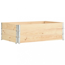 vidaXL 3 db tömör fenyőfa magaságy 50 x 100 cm kerti tárolás