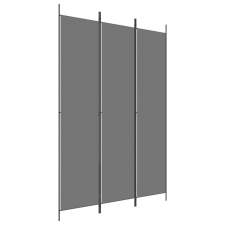 vidaXL 3 paneles antracitszürke szövet térelválasztó 150 x 220 cm bútor