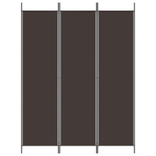 vidaXL 3 paneles barna szövet paraván 150 x 200 cm bútor