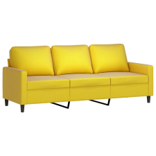vidaXL 3 személyes sárga bársony kanapé 180 cm (359215) bútor