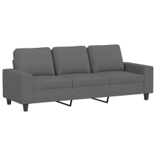vidaXL 3 személyes sötétszürke szövet kanapé 180 cm (359400) bútor