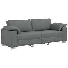 vidaXL 3 üléses kanapé sötétszürke 178 cm szövet (4105238) bútor