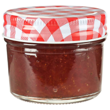 vidaXL 48 db Befőttesüveg - 110 ml - Piros-Fehér Kockás Tetővel papírárú, csomagoló és tárolóeszköz