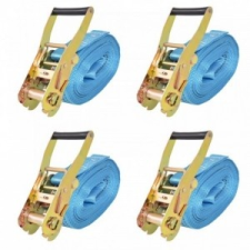 vidaXL 4 db kék racsnis spanifer, 4 tonna 8 m x 50 mm barkácsgép tartozék