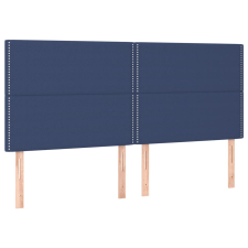 vidaXL 4 db kék szövet fejtámla 100x5x78/88 cm (3116220) ágy és ágykellék
