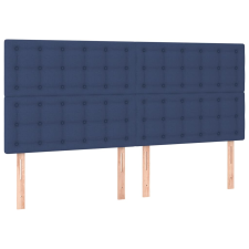 vidaXL 4 db kék szövet fejtámla 90x5x78/88 cm (3116786) ágy és ágykellék
