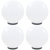 vidaXL 4 db LED gömblámpa 40 cm PMMA