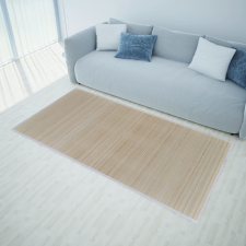 vidaXL 4 db téglalap alakú természetes bambuszszőnyeg 120 x 180 cm lakástextília