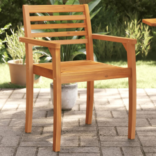 vidaXL 4 db tömör akácfa kerti szék 59x55x85 cm kerti bútor