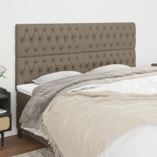 vidaXL 4 db tópszínű szövet fejtámla 100x7x78/88 cm ágy és ágykellék