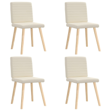 vidaXL 4 db vászon étkezőszék bútor