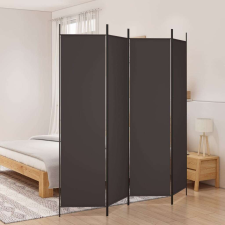 vidaXL 4 paneles barna szövet paraván 200x200 cm bútor