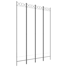 vidaXL 4 paneles fehér szövet térelválasztó 160x220 cm (350166) bútor