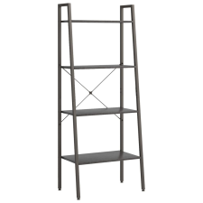 vidaXL 4 szintes fekete állópolc 56 x 35 x 140 cm (336366) bútor