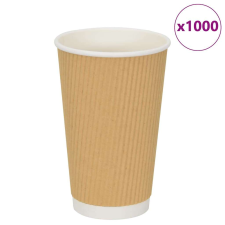 vidaXL 500 db barna papír kávéscsészék 16oz 400ml party kellék