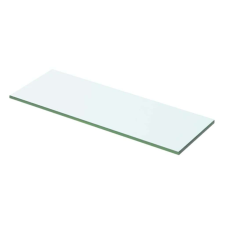 vidaXL 50x12 cm átlátszó panel üvegpolc bútor