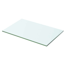 vidaXL 50x25 cm átlátszó panel üvegpolc bútor