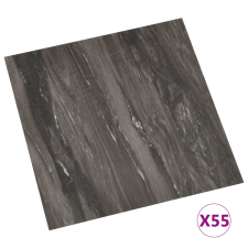 vidaXL 55 db sötétszürke öntapadó PVC padlólap 5,11 m² (324665) járólap