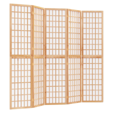 vidaXL 5-paneles japán stílusú összecsukható paraván 200 x 170 cm (352085) bútor