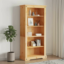 vidaXL 5 szintes Corona-stílusú mexikói fenyő könyvespolc 80x40x170 cm bútor