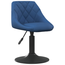 vidaXL 6 db kék bársony étkezőszék (3088806) bútor