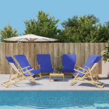 vidaXL 6 db királykék 400 GSM szövet strandtörölköző 60 x 135 cm vizes játék