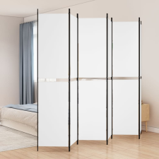 vidaXL 6 paneles fehér szövet térelválasztó 250 x 220 cm bútor