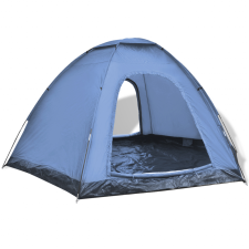 vidaXL 6 személyes kék sátor sátor