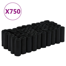 vidaXL 750 db fekete PE kutyapiszok zacskó 30 x 20 cm kutyafelszerelés