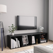 vidaXL 800262 Book Cabinet/TV Cabinet Black 143x30x36 cm bútor