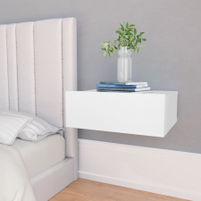 vidaXL 800306 Floating Nightstand White 40x30x15 cm Chipboard bútor