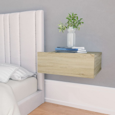 vidaXL 800313 Floating Nightstands 2 pcs Sonoma Oak 40x30x15 cm Chipboard bútor
