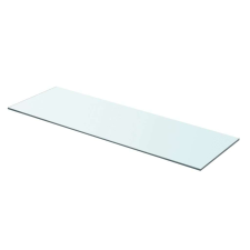 vidaXL 80x25 cm átlátszó panel üvegpolc bútor