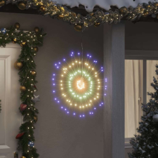 vidaXL 8 db karácsonyi többszínű csillagfény 140 db LED 17 cm kültéri izzósor