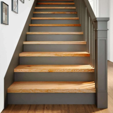 vidaXL 8 db tömör tölgyfa világosbarna lépcsőfokok 100x25x2 cm építőanyag