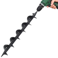 vidaXL acél csigafúrófej 75 x 600 mm szerszám kiegészítő