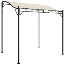 vidaXL Acél- és Szövet Pavilon - Krémszínű - 2x2,3m kerti bútor
