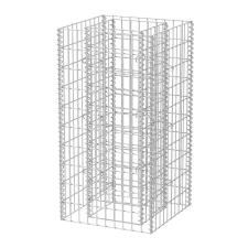 vidaXL acél gabion magaságyás 50 x 50 x 100 cm (142557) kerti tárolás