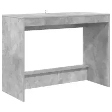  vidaXL Ágyíróasztal Betonszürke Szerelt Fa 100 x 45 x 75 cm íróasztal
