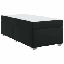 vidaXL Ágykeret Egyéb Fekete 90 x 190 cm Műbőr (3399219) ágy és ágykellék